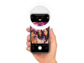 REL BOWER CLIP ON SELFIE RING LIGHT (WHITE)