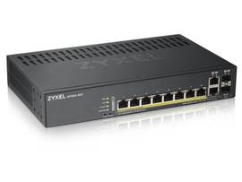 ZYXEL GS1920-8HPV2 - FANLESS 8 PORT GBE POE+ L2 WEB MANAGED SWITCH (130W)