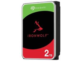 SEAGATE IRONWOLF 2TB NAS INT.HARD DRIVE-CMR 3.5 inc SATA 6GB/S 5900 RPM 64MB CACHE 3YR WARR