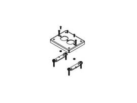 LEGRAND-WIREMOLD FLUSH CARPET PLATE-SINGLE