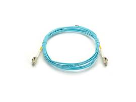 10-Gigabit Multimode, 50-Micron Fiber Optic Patch Cable, Zipcord, PVC, LC LC, 2-