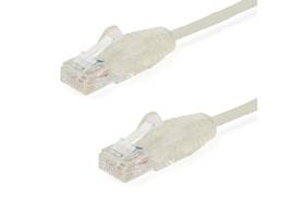 CABLE - GRAY SLIM CAT6 PATCH CORD 6 FT