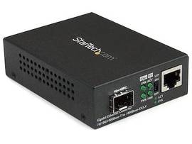 FIBER MEDIA CONVERTER WITH OPEN SFP SLOT