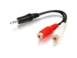 C2G 3.5MM STEREO MALE TO 2 RCA FEMALE Y CBL