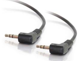 C2G 1.5FT 3.5MM RIGHT ANGLE STEREO M/M
