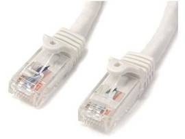 50FT CAT6 ETHERNET CABLE WHITE 100W POE