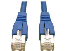 TRIPP LITE AUGMENTED  SHIELDED 10G CABLE BLUE  7FT