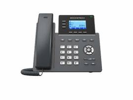 GRANDSTREAM 3 LINES, 6 SIP ACCOUNTS, POE + GIGE