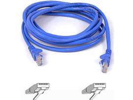 BELKIN CBL RJ45M 15 BLUE CAT6 SNGLS PATCH