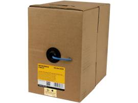 STARTECH BULK CAT 5E ETHERNET CABLE - 500 FT. - SOLID - PLENUM CMP - BLUE - TAA COMPLIANT