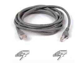 BELKIN CABLE,CAT5E,UTP,RJ45M/M,250,GRY,PATCH,SNAGLESS