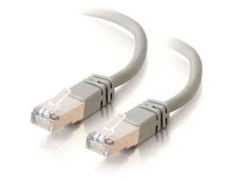 C2G 14FT CAT5E MOLDED STP CBL-GRY