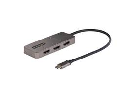 STARTECH 3-PORT USB-C MST HUB - USB TYPE-C TO 3X HDMI MULTI-MONITOR ADAPTER - TRIPLE HDMI UP TO 4K 60HZ WITH DP 1.4 AND DSC - HDR - 1FT CABLE - WINDOW