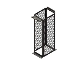 LEGRAND-ORTRONICS MM20,RACK,30 CHAN,7 SQ HOLE RAILS BK