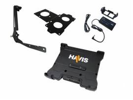 GETAC B360 - HAVIS, PKG-DS-GTC-1206-3, VEHICLE CRADLE, WITH TRI PASS-THROUGH, WITH BRACKET (INCLUDE 120W VEHICLE ADAPTER)