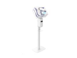 CTA DIGITAL THIN PROFILE SANITAZING STAND WHT