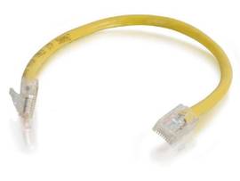 C2G 6IN CAT6 NONBOOTED UTP CABLE-YLW