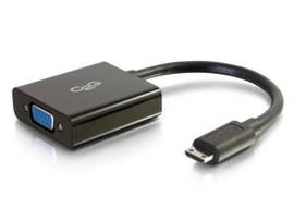 C2G MINI HDMI M TO VGA F DONGLE W/PWR