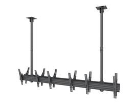 RELAUNCH SIX-SCREEN DUAL-POLE CEILING MOUNT (3 SIDE-BY-SIDE 3 BACK-TO-BACK)