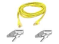 BELKIN CAT5E,UTP,RJ45M/M,50 YLW,PATCH,SNAGLESS