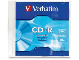 CD-R 80M/700MB 52X1PK SLIMCASE