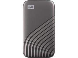 WD 2TB MY PASSPORT SSD PORTABLE EXTERNAL SOLID STATE DRIVE, SPACE GREY