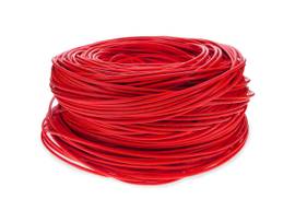 ADD-ON 1000FT NON-TERMINATED CAT6 RED PATCH CBL