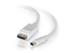 C2G 3FT MINI DISPLAYPORT TO DP CABLE WH