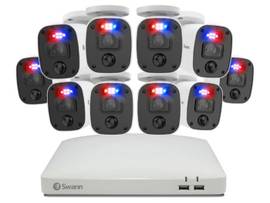 SWANN DVR16-4680W 1080P / 2TB / 10 X PRO-1080SQ ENFORCER COLOR NIGHT VISION ANALOG CCTV CAMERAS