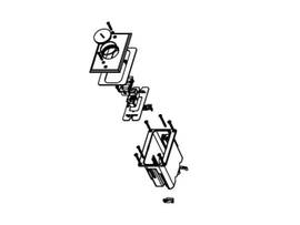 LEGRAND-WIREMOLD 1-GANG 2 KEYSTONE PORTS B
