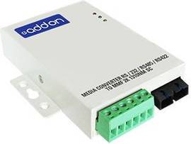 AddOn Serial RS232/RS485/RS422 to Fiber MMF 1310nm 2km SC Serial Media Converter