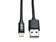 TRIPP LITE USB SYNCCHARGE LIGHTNING CONNECTOR BLACK