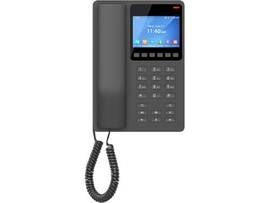 GRANDSTREAM DESKTOP HOTEL PHONE, 3.5 COLOR LCD, POE, BLACK