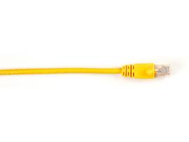 BLACK BOX CORP CAT6 MOLDED BOOT PATCH CA YELLOW 4FT