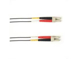 BLACK BOX CORP SM FO PATCH CABLE DUPLX, PLENUM, GR, LCLC