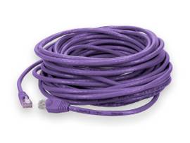 ADD-ON 30FT RJ-45 M/M CAT6 PURPLE CU PATCH CBL