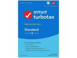 INTUIT TURBOTAX STANDARD 2024 - 8 RETURNS - ENGLISH - WINDOWS - DIGITAL DOWNLOAD