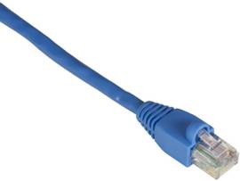 GigaBase 350 CAT5e Patch Cable UTP with Snagless Boots Crossover Blue 10-ft. 3.0