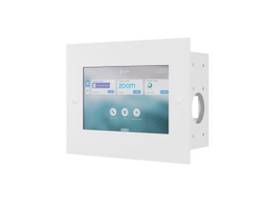 AVTEQ IN-WALL MOUNT FOR THE POLY TC10 TOUCH PANEL. GLOSS WHITE, TAA COMPLIANT