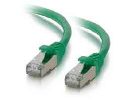C2G 3FT CAT6 SNAGLESS STP CABLE-GRN