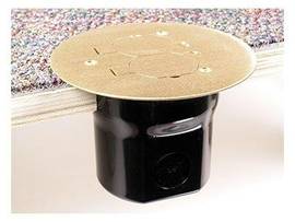 LEGRAND-WIREMOLD FLOOR BOX W/895 BRASS COV