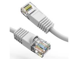 AXIOM 75FT CAT6 UTP 550MHZ PATCH CABLE SNAGLESS MOLDED BOOT (WHITE)