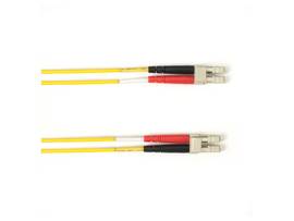 BLACK BOX CORP SM FO PATCH CABLE DUPLX, PLENUM, YL, LCLC