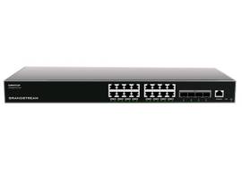 GRANDSTREAM ENTERPRISE LAYER 3 MANAGED POE NETWORK SWITCH 16 X GIGE 4 X SFP+