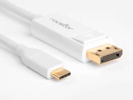 ROCSTOR PREMIUM 3FT / 1M USB TYPE C TO DISPLAYPORT CABLE - 4K 60HZ - DISPLAYPORT