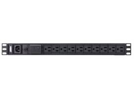 10 OUTLETS 15A BASIC PDU SURGE PROT