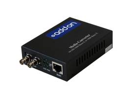 AddOn 10/100/1000Base-TX(RJ-45) to 1000Base-MX(ST) MMF01310nm 2km Media Converte