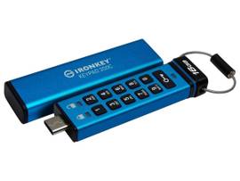 KINGSTON 16GB USB-C IRONKEY KEYPAD 200C, FIPS 140-3 LVL 3 (PENDING) AES-256