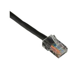 CAT5e 100-MHz Patch Cable UTP with Basic Connectors Straight-Pinned Black 30-ft.