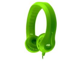 VCOM FLEX-PHONES VIRTUALLY INDESTRUCTIBLE FOAM HEADPHONES - GREEN